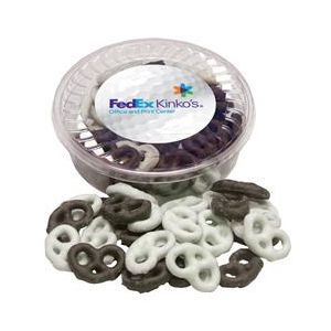 Designer Plastic Tray - Designer Plastic Tray with Chocolate Covered Pretzels
