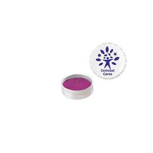 Snap-Top Tin Soy Candle (Lilac) - White - Snap-Top Tin Soy Candle (Lilac) - White