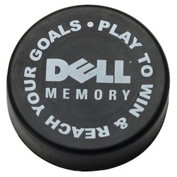 Soft Foam Hockey Puck - Official size, black foam puck, ideal for fundraisers and give aways. 