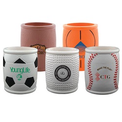 Sport Can Coolers - Foam sport can coolers to keep your favorite beverage cool. Available in a number of different sports.