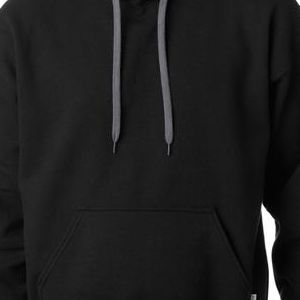 185C00 Gildan Adult Heavy BlendTM Contrast 50/50 Hooded Sweatshirt  - 185C00-Black/ Sport Grey