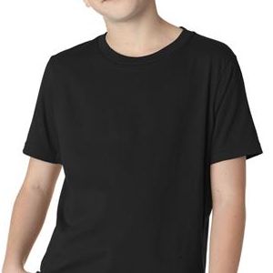 3310 Next Level Boy's Short-Sleeved Cotton Crew Shirt  - 3310-Black