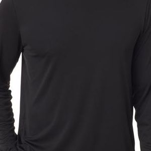 482L Hanes Adult Cool DRI Long-Sleeve Performance T-Shirt  - 482L-Black