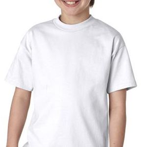5450 Hanes Youth Tagless Cotton Tee  - 5450-White