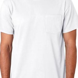 5930P Fruit of the Loom Adult BestTM T-Shirt with Pocket  - 5930P-White