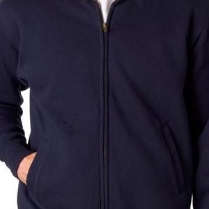 7175 Weatherproof Adult Cross Weave Warm-Up Blend Sweatshirt  - 7175-Navy