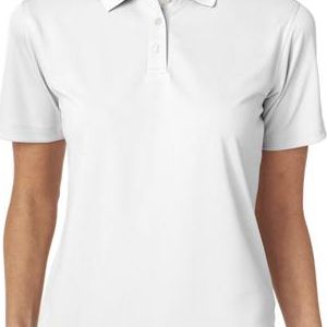 8445L UltraClub Ladies' Cool & Dry Stain-Release Performance Polo  - 8445L-White