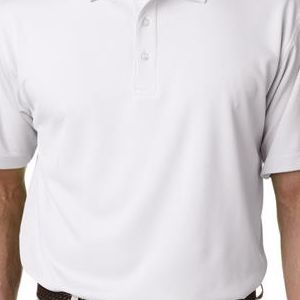8445 UltraClub Men's Cool & Dry Stain-Release Performance Polo  - 8445-White
