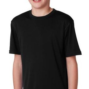 CW24 Champion Youth Double Dry Interlock Polyester T-Shirt  - CW24-Black