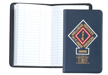 Junior Log / Tally Book - Made in USA Union Bug Available