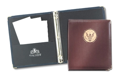 Elite&#174;  1" Ring Binder - Made in USA Union Bug Available