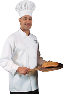 CLASSIC 10 KNOT BUTTON CHEF COAT