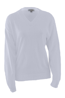 V-NECK SWEATER WITH TUFF-PIL PLUS