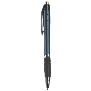CARLSBAD MGC PEN - Retractable ballpoint pen with techno rubber grip

Matte metallic barrel with chrome ferrule, plunger & ring

Black colored clip & grip

Black medium point

High-Quality Glide-Write Ink