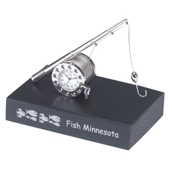 Metal Fishing Clock