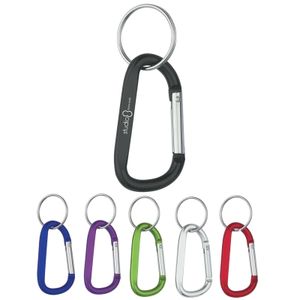 - 6mm Carabiner With Split Ring