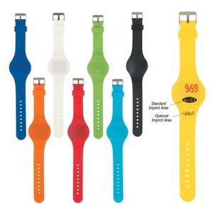 Round Unisex Touch-Activated Sports Watch - 