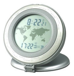 World Travel - Round world travel alarm clock