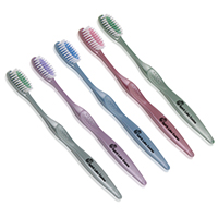 Concept Curve - Adult size toothbrush with soft bristles. Matching body and inner bristles.