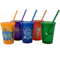 16 oz Jewel Tumbler - New single wall Jewel Tumbler comes with matching straw and lid. Available in 16, 24 and 32 oz.