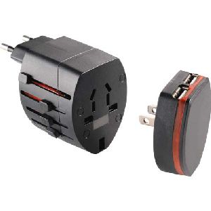 World Travel Adapter with USB Ports               