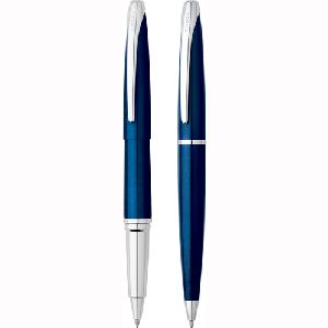 Cross ATX Blue Lacquer Pen Set                   