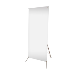 24" x 60" Tripod Banner Display Hardware Only - Portable and Lightweight, this time-tested design comes in four sizes!Strong fiberglass plastic "X" support constructionHigh impact plastic support hub and banner hooksFlexible arms pull banner taut and create stabilityHighly recommended for multi-display applications at expositions, retail locations and promotional campaigns
