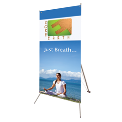 32" x 72" Tripod Banner Display Kit - Portable and Lightweight, this time-tested design comes in four sizes!Strong fiberglass plastic "X" support constructionHigh impact plastic support hub and banner hooksFlexible arms pull banner taut and create stabilityHighly recommended for multi-display applications at expositions, retail locations and promotional campaigns
