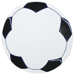 Soccer Ball (Unimprinted) - Use blank or printed shapes to promote special events such as Open Houses, School Events, Golf Tournaments and Sporting Events!4 mil thickGood strength and rigidity