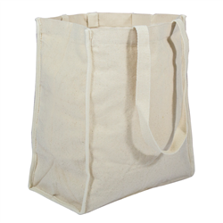 10 oz. Recycled Cotton Totes 12"w x 7"d x 14"h (Unimprinted) - 