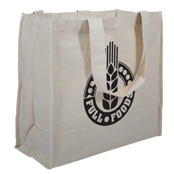 11 oz. Recycled Cotton Totes 1-Color Screen Print 16"w x 8"d x 16"h (1-Sided) - 