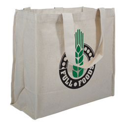 11 oz. Recycled Cotton Totes 2-Color Screen Print 16"w x 8"d x 16"h (1-Sided) - 