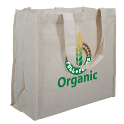 11 oz. Recycled Cotton Totes Full-Color Transfer 16"w x 8"d x 16"h (1-Sided) - 
