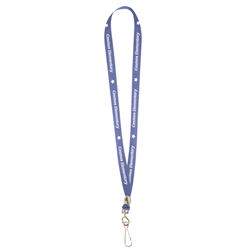 5/8" Lanyard with Swivel Hook and Bead (1-Color Imprint) - 