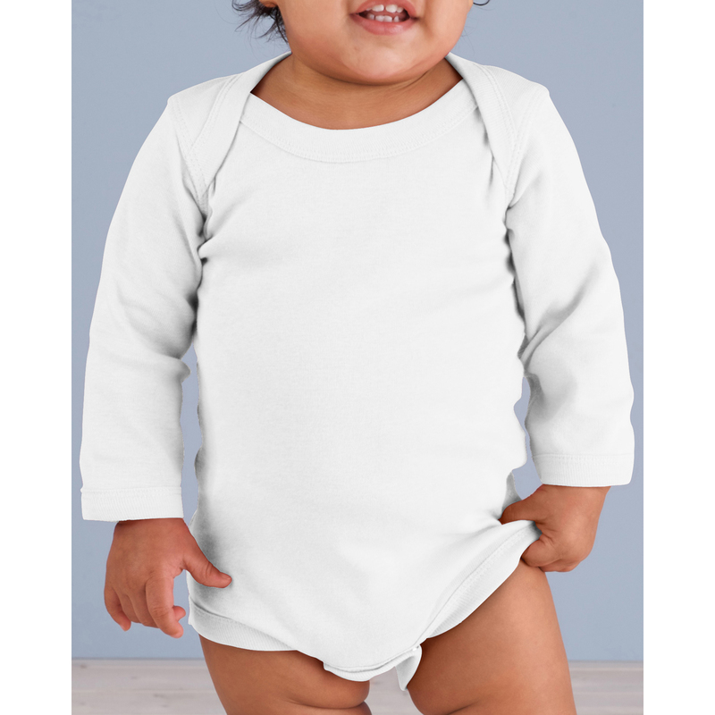 Infant Baby Rib Lap Shoulder Long Sleeve Creeper