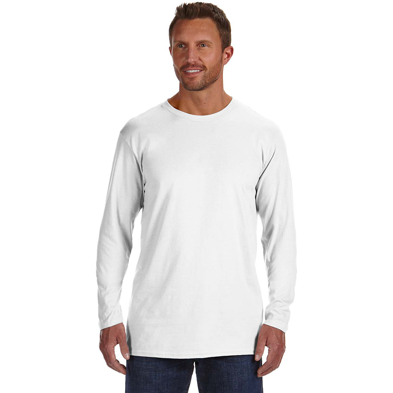 4.5 oz., 100% Ringspun Cotton nano-T? Long-Sleeve T-Shirt