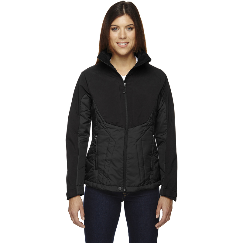 Ash City - North End Sport Red Ladies' Innovate Insulated Hybrid Soft Shell Jacket - 78679