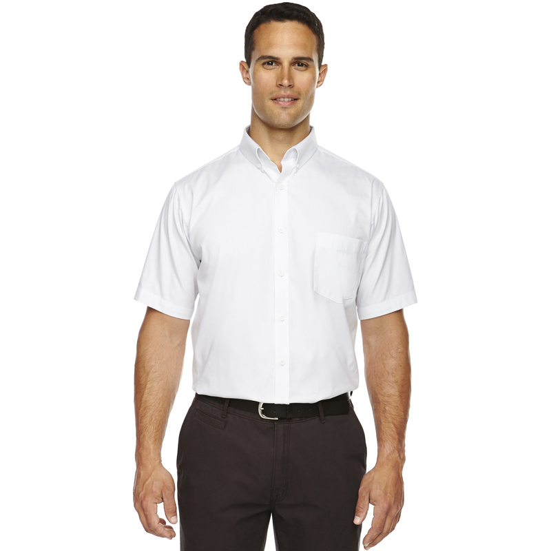 Men's Tall Optimum Short-Sleeve Twill Shirt. 88194T