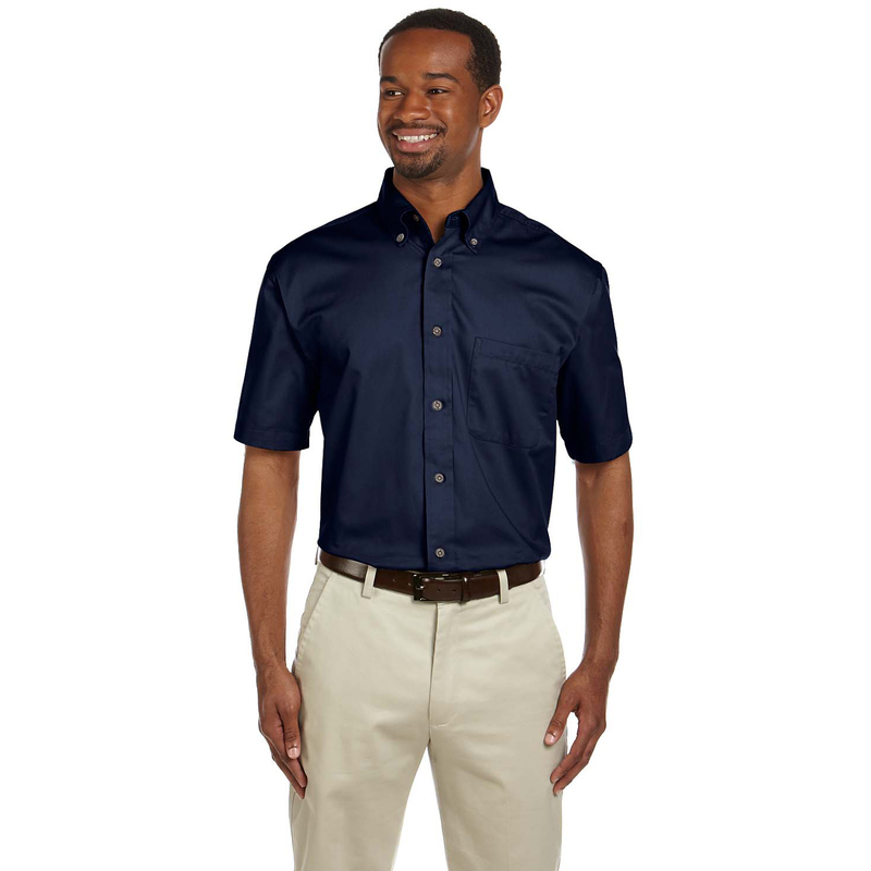 M500S - Men's Easy Blend Long-Sleeve Twill Shirt with Stain-Release