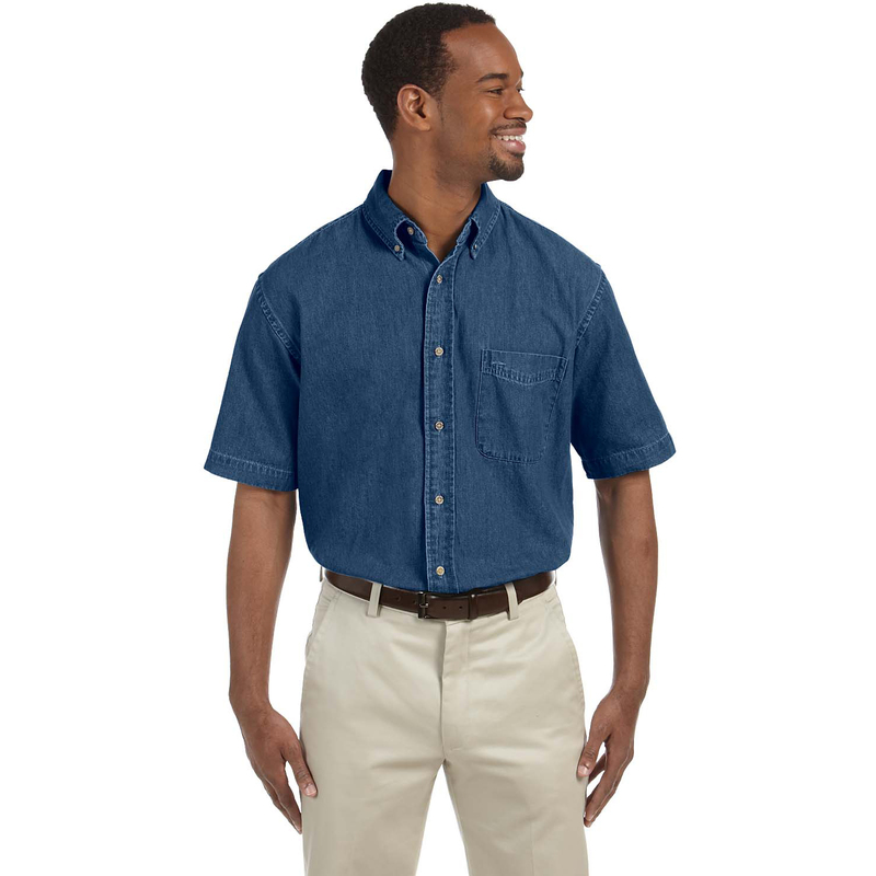 Men's 6.5 oz. Short-Sleeve Denim Shirt