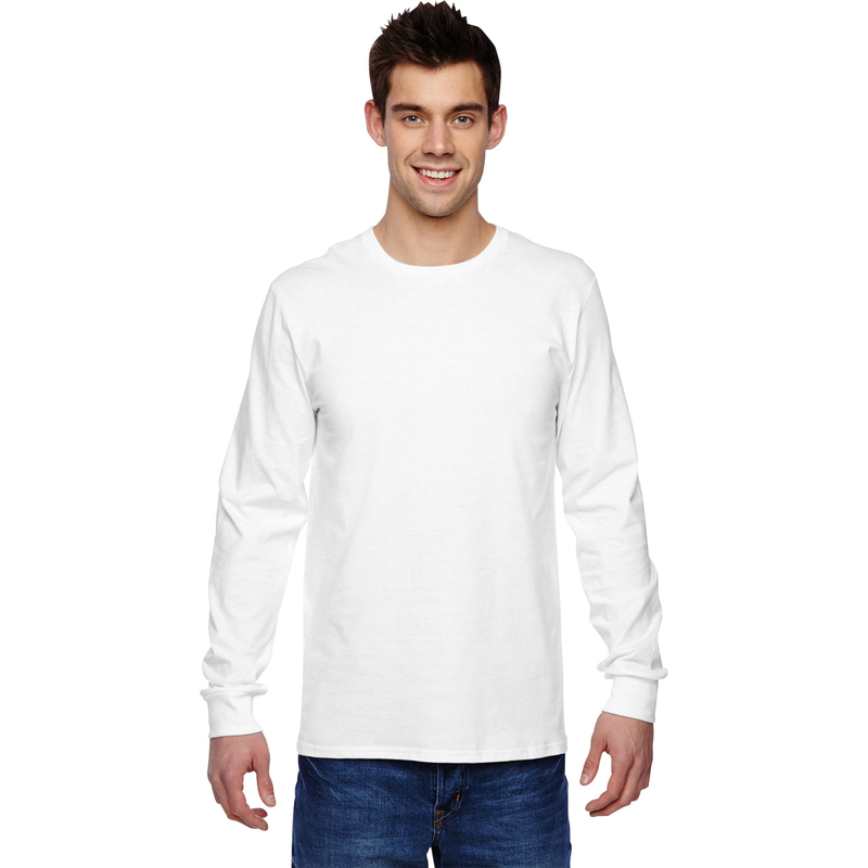 4.7 oz., 100% Sofspun? Cotton Jersey Long-Sleeve T-Shirt