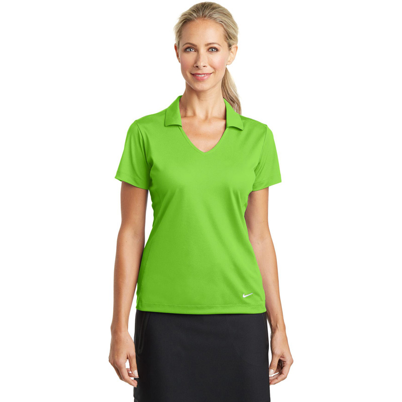 Nike Golf Ladies Dri-FIT Vertical Mesh Polo. 637165