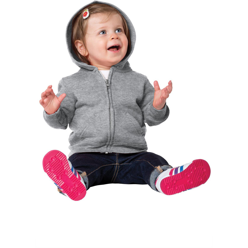 Port & Company® Infant Core Fleece Full-Zip Hooded Sweatshirt. CAR78IZH.