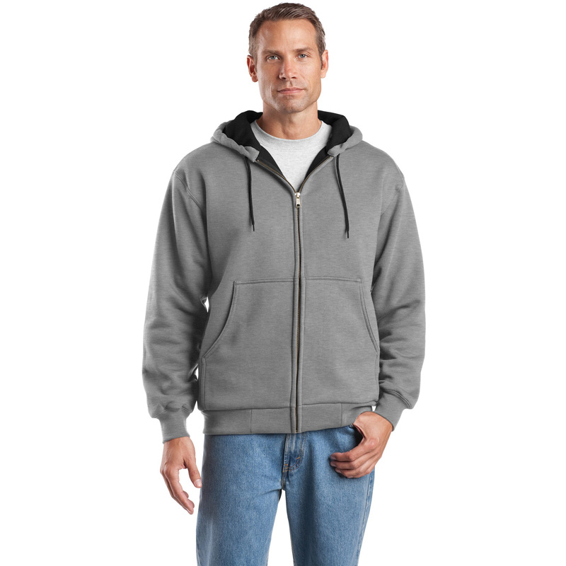 CornerStone &#174;  - Heavyweight Full-Zip Hooded Sweatshirt with Thermal Lining.  CS620