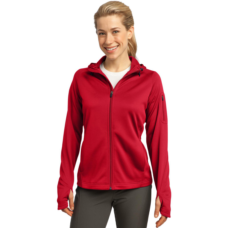 Sport-Tek &#174;  Ladies Tech Fleece Full-Zip Hooded Jacket. L248