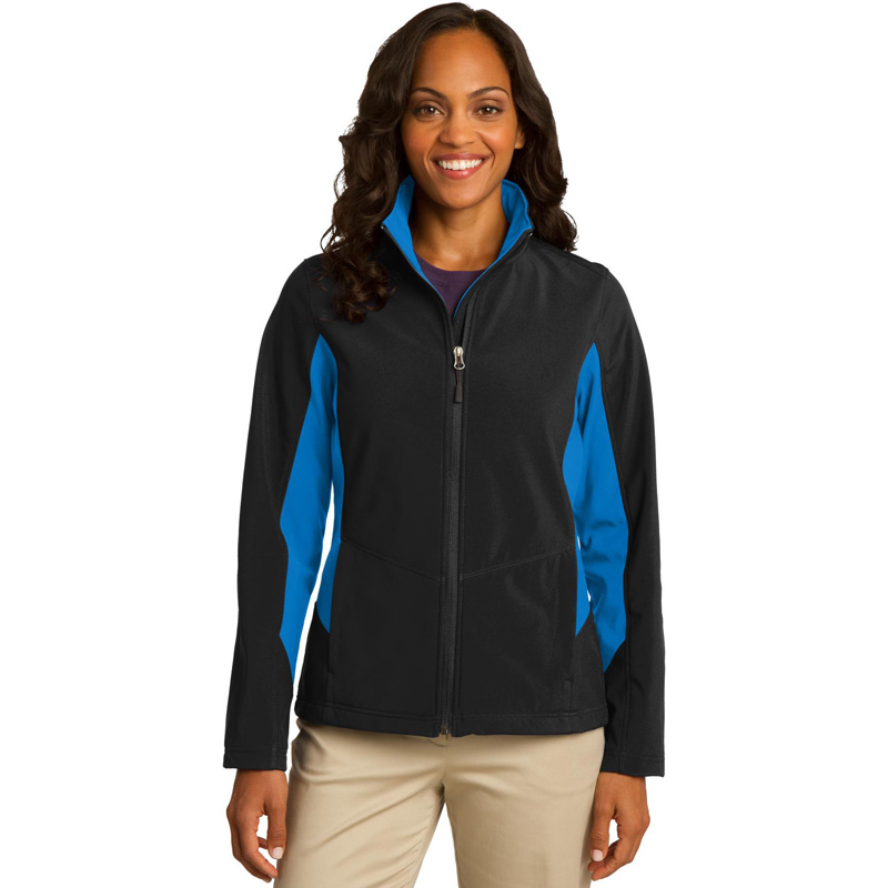 10 Year - Ladies' Port Authority Core Colorblock Soft Shell Jacket. L318