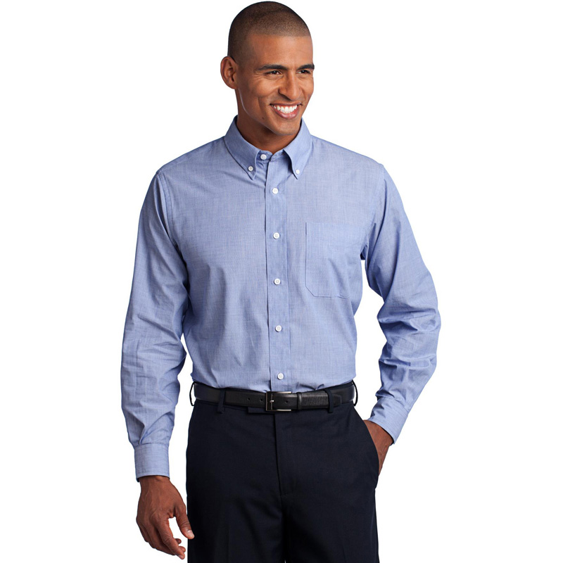 Port Authority &#174;  Tall Crosshatch Easy Care Woven Shirt. TLS640