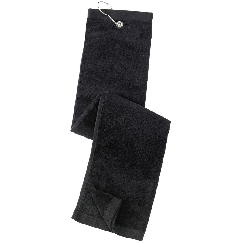 Port Authority &#174;  Grommeted Tri-Fold Golf Towel.  TW50