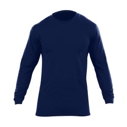 Utili-T - 2 Pack - Long Sleeve - The extra long  no roll collar Utili-T Crew Long Sleeve Shirts are made of 100% cotton providing lasting comfort & durability; functioning as an undershirt or uniform shirt. Accepts Embroidery & silk screening.