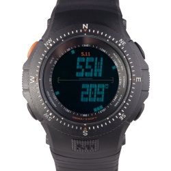 Field Ops Watch - 5.11 Tactical Field Ops watch features the SureShot ballistic calculator  digital compass  backlight  water resistant to 100 meters  and comes cased in a high-density polycarbonate frame. A durable  tactical military watch for those on the battle field or in rigorous tactical environments.